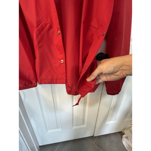 Birdie by Richard A. Leslie Red Windbreaker Eagle Racing Jacket Men’s XL USA 80s - Picture 13 of 13